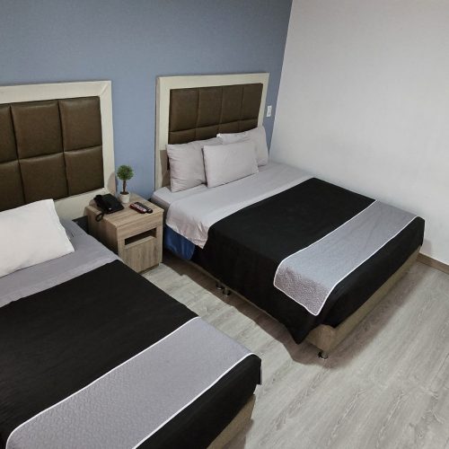 Habitación triple familiar(Cama doble y una sencilla)